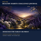 Idgit Ink Healthy-Habits Challenge digital journal — 100 PNG digital stickers preview
