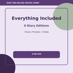 Emotional-Regulation diary complete digital package overview