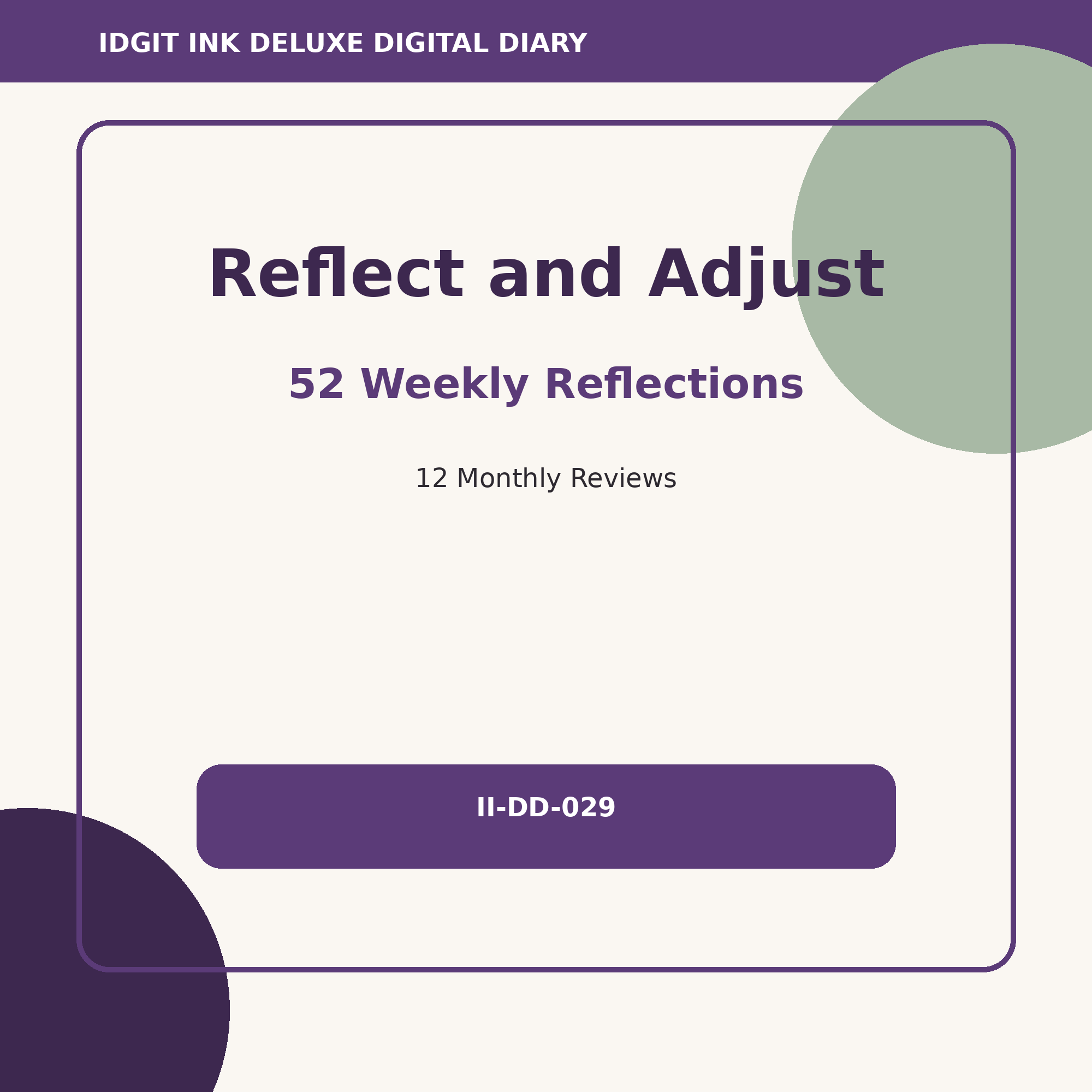 Emotional-Regulation weekly and monthly reflection pages