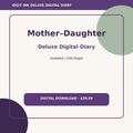 Mother–Daughter Deluxe Digital Diary cover and title