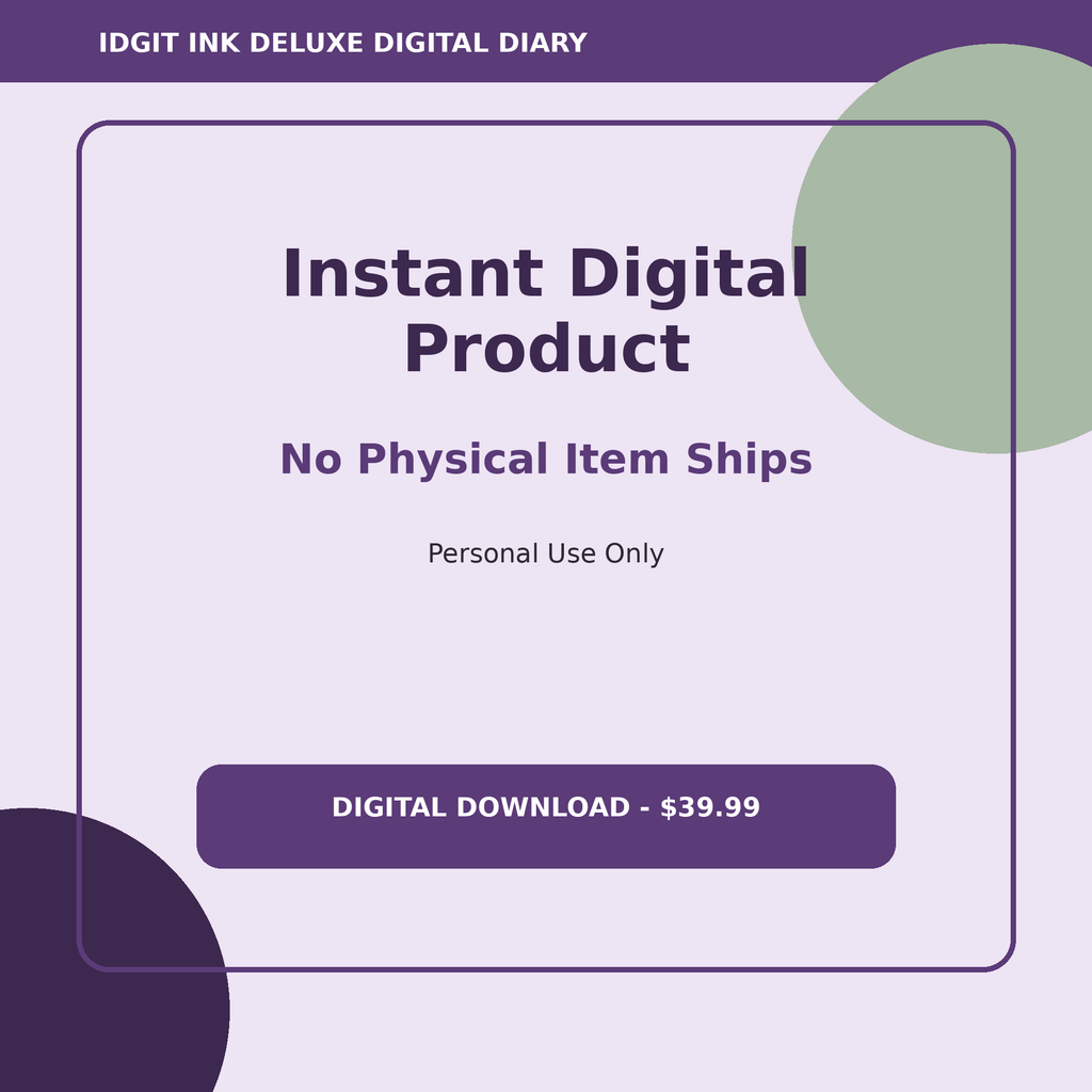 Adoption Journey instant digital diary download and personal-use notice