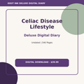 Celiac Disease Lifestyle Deluxe Digital Diary cover and title