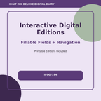 Job Loss & Starting Again printable and fillable diary editions