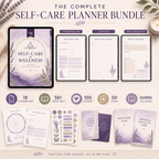 Self-Care and Wellness Deluxe Digital Planner listing image 2 of 10