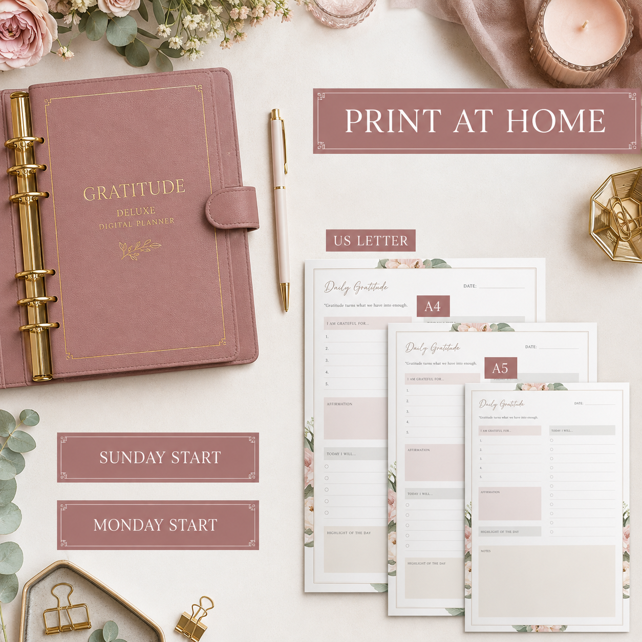 Manifestation and Dream-Life Deluxe Digital Planner listing image 6 of 10