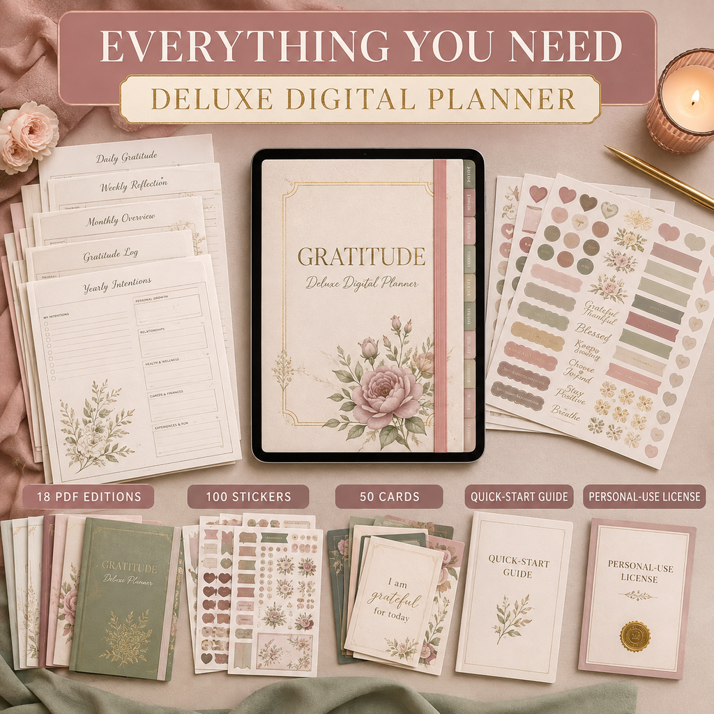 Manifestation and Dream-Life Deluxe Digital Planner listing image 8 of 10