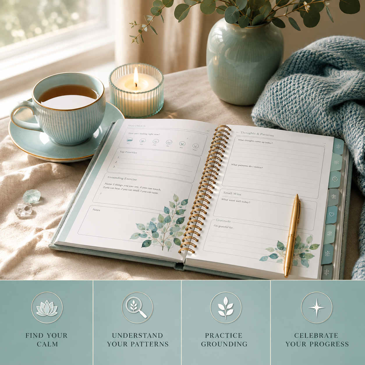 Anxiety Relief Deluxe Digital Planner and Coping Toolkit listing image 10 of 10