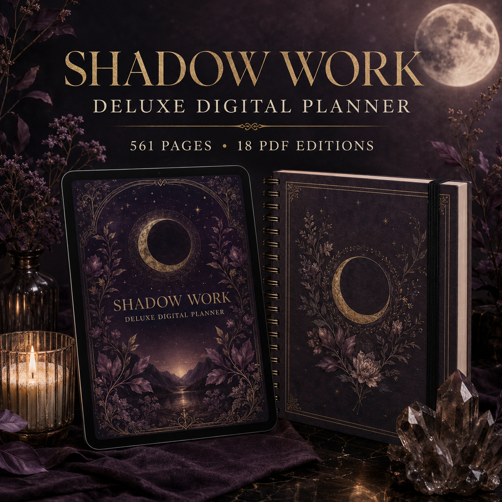 Shadow Work Deluxe Digital Planner and Guided Workbook listing image 1 of 10
