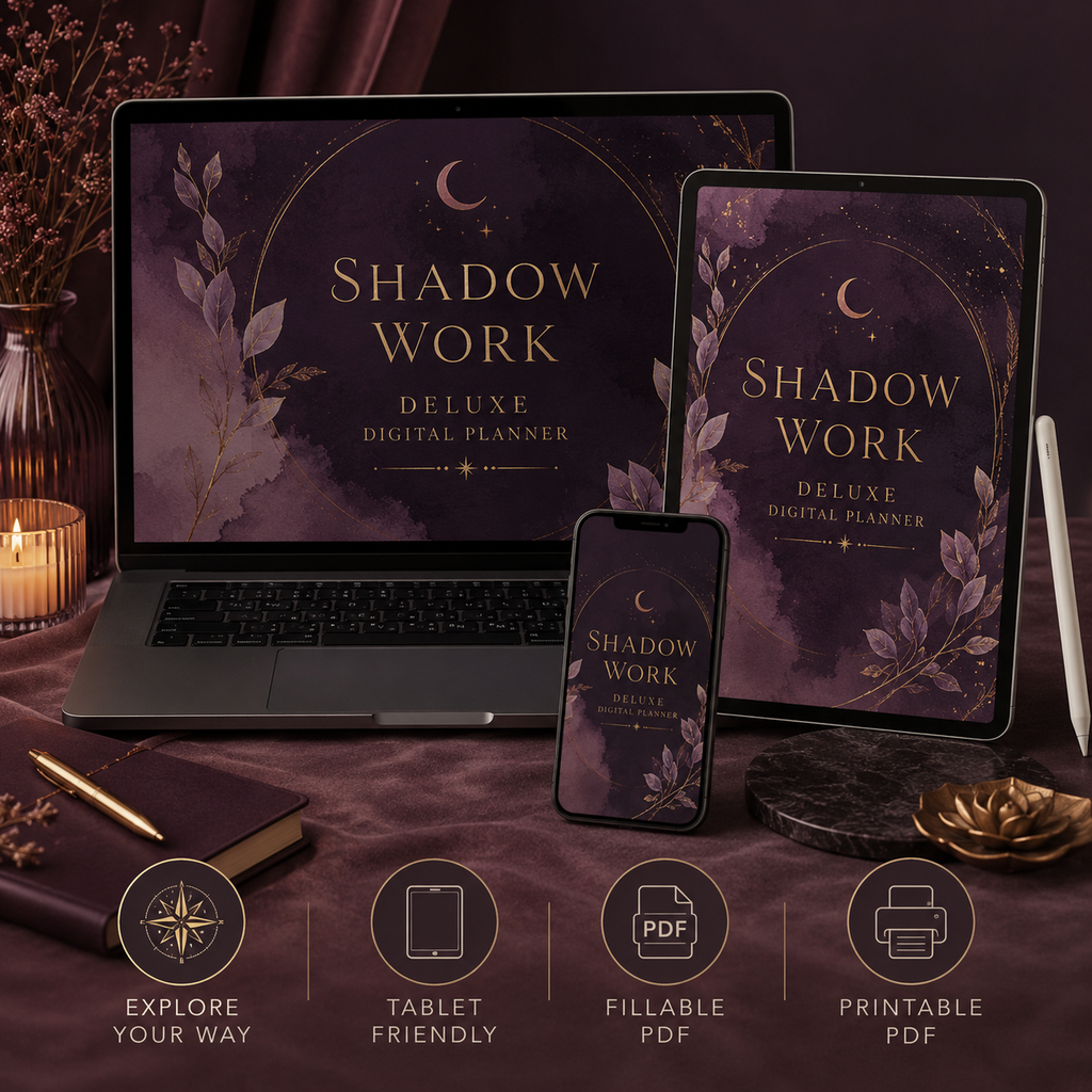 Shadow Work Deluxe Digital Planner and Guided Workbook listing image 4 of 10