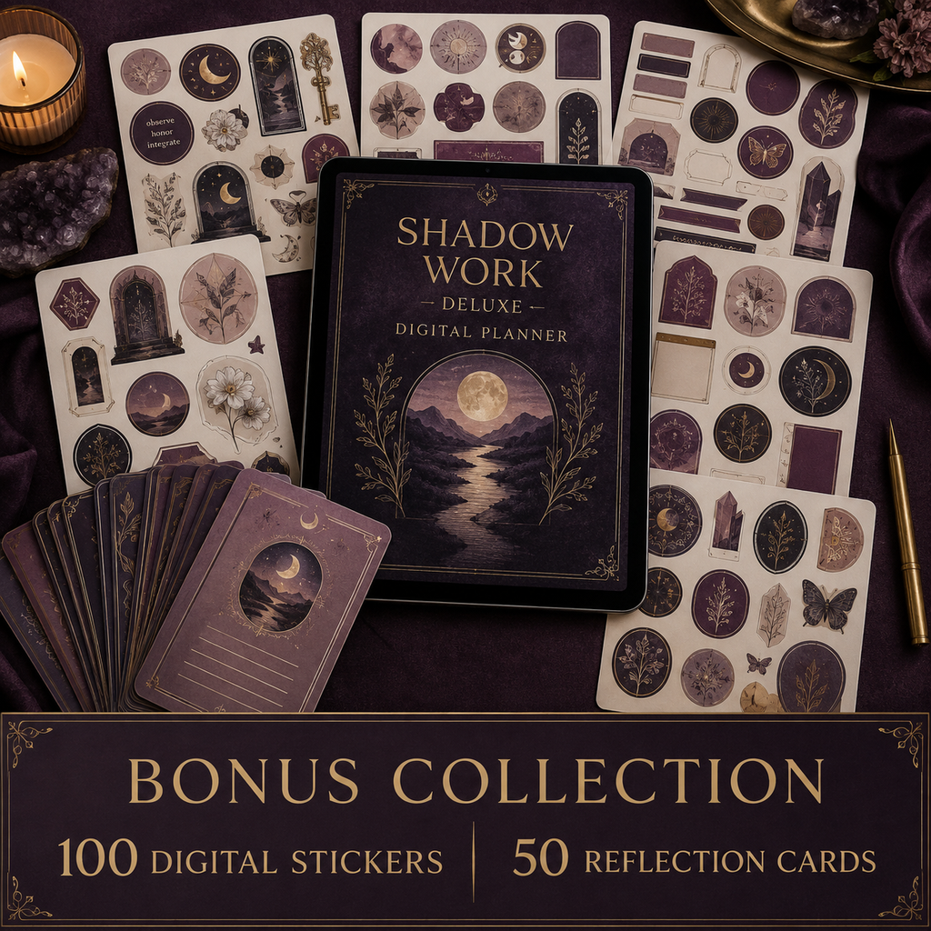 Shadow Work Deluxe Digital Planner and Guided Workbook listing image 6 of 10