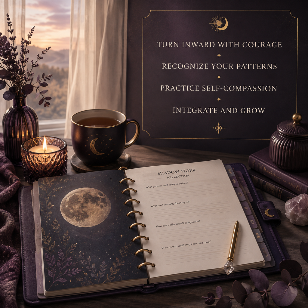 Shadow Work Deluxe Digital Planner and Guided Workbook listing image 10 of 10