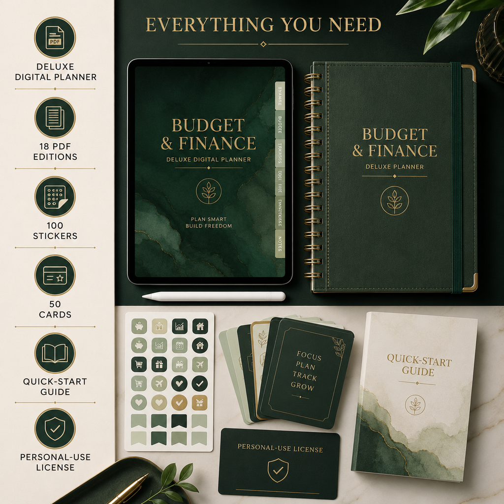 Budget and Personal Finance Deluxe Digital Planner listing image 8 of 10