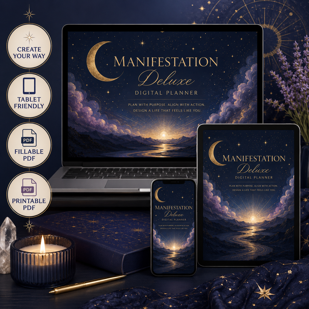 Manifestation and Dream-Life Deluxe Digital Planner listing image 5 of 10
