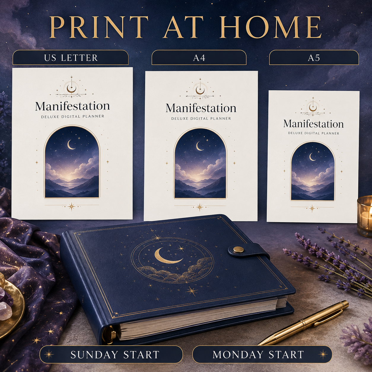 Manifestation and Dream-Life Deluxe Digital Planner listing image 6 of 10