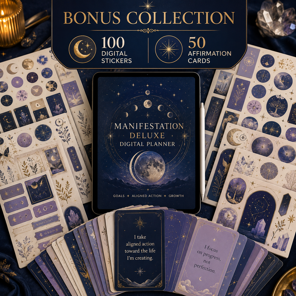Manifestation and Dream-Life Deluxe Digital Planner listing image 7 of 10