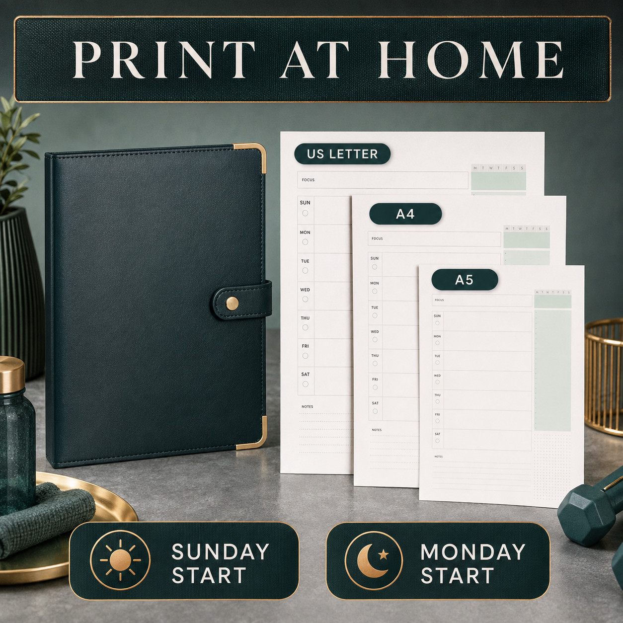 Fitness and Workout Deluxe Digital Planner listing image 10 of 10