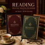 Reading and Book Review Deluxe Digital Planner listing image 1 of 10