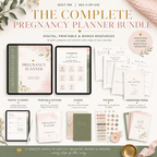 Pregnancy Journey Deluxe Digital Planner and Keepsake listing image 2 of 10