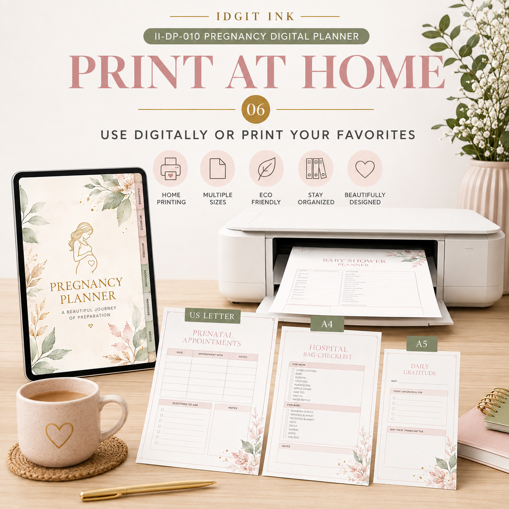 Pregnancy Journey Deluxe Digital Planner and Keepsake listing image 6 of 10