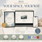 Mental Wellness Check-In Deluxe Digital Planner listing image 3 of 10