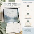 Mental Wellness Check-In Deluxe Digital Planner listing image 9 of 10