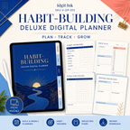Habit-Building Deluxe Digital Planner and Tracker Bundle listing image 1 of 10