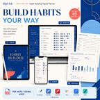 Habit-Building Deluxe Digital Planner and Tracker Bundle listing image 3 of 10