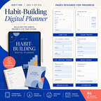 Habit-Building Deluxe Digital Planner and Tracker Bundle listing image 4 of 10