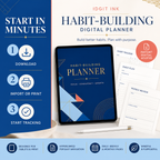 Habit-Building Deluxe Digital Planner and Tracker Bundle listing image 9 of 10