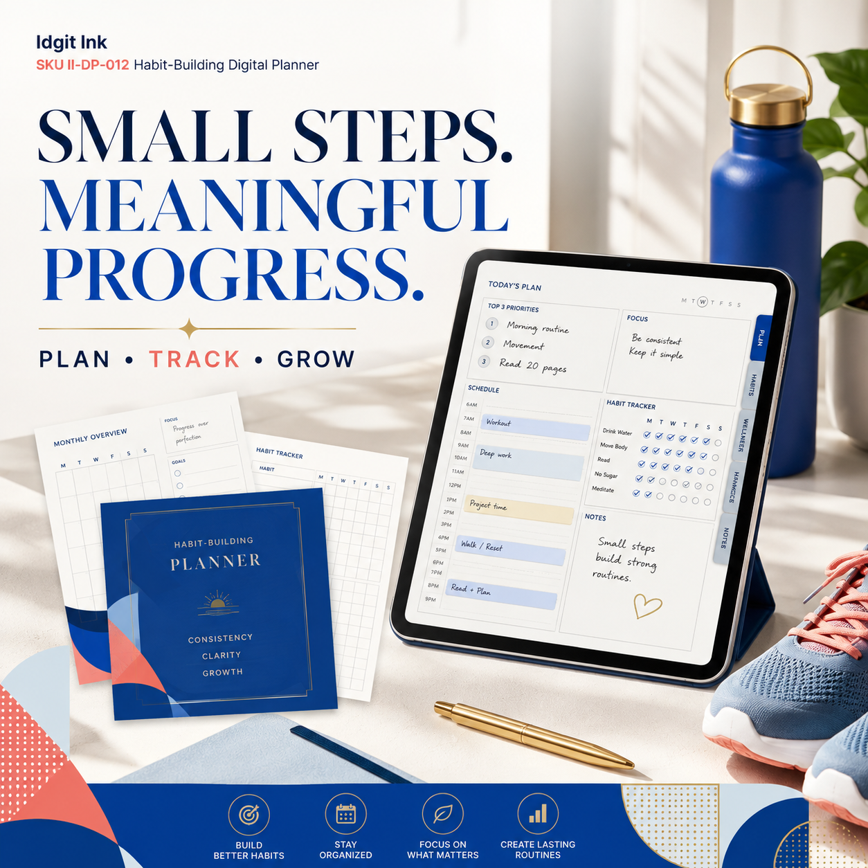 Habit-Building Deluxe Digital Planner and Tracker Bundle listing image 10 of 10