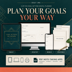 Goal-Setting and Achievement Deluxe Digital Planner listing image 3 of 10