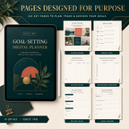 Goal-Setting and Achievement Deluxe Digital Planner listing image 4 of 10