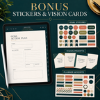 Goal-Setting and Achievement Deluxe Digital Planner listing image 7 of 10