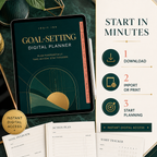 Goal-Setting and Achievement Deluxe Digital Planner listing image 8 of 10