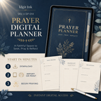 Prayer Deluxe Digital Planner and Faith Reflection Bundle listing image 9 of 10