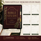 Bible Study Deluxe Digital Planner and Study Toolkit listing image 4 of 10
