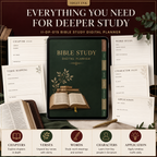 Bible Study Deluxe Digital Planner and Study Toolkit listing image 7 of 10