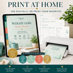 Weight-Loss Journey Deluxe Digital Planner listing image 5 of 10