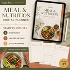 Meal and Nutrition Deluxe Digital Planner — listing image 09