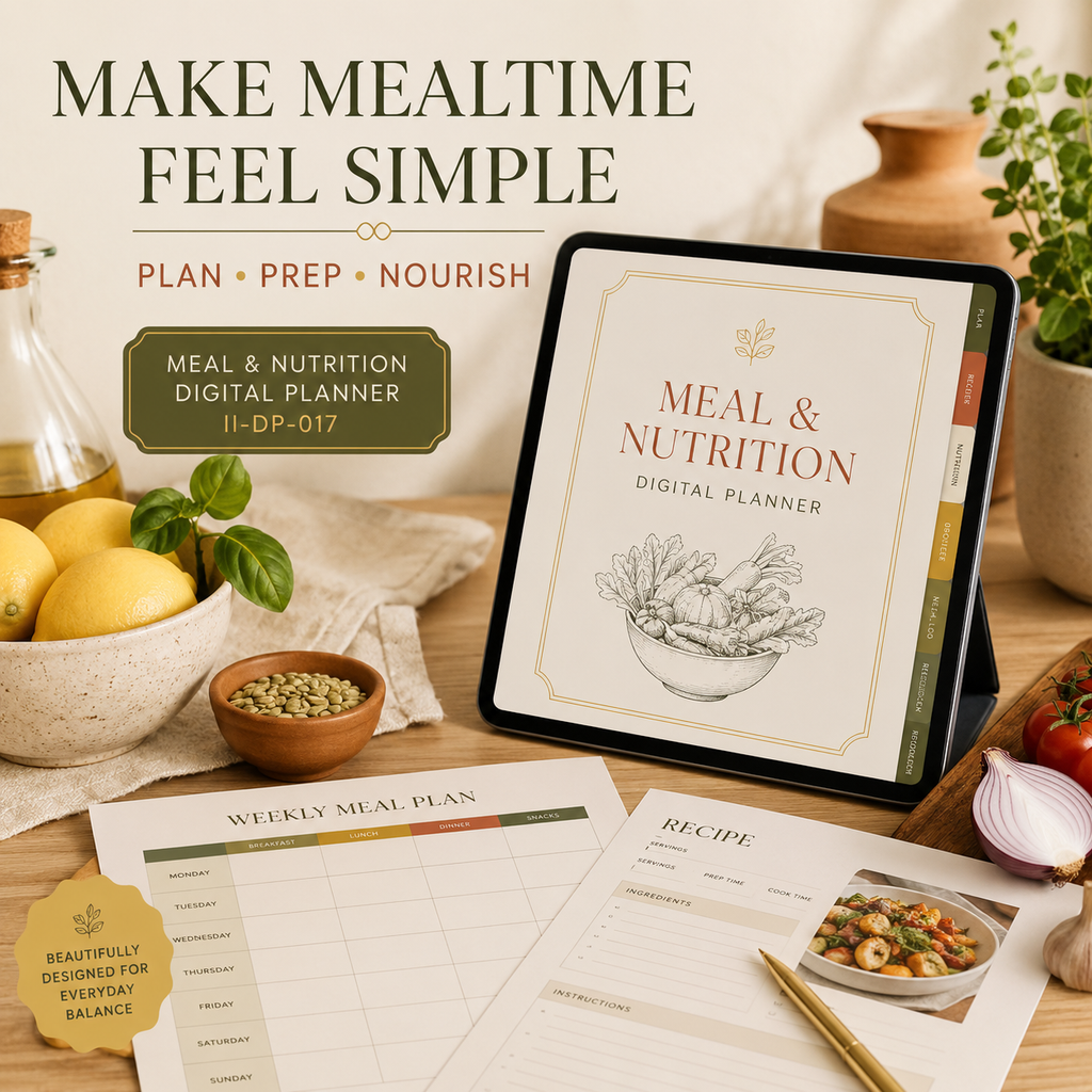 Meal and Nutrition Deluxe Digital Planner — listing image 10