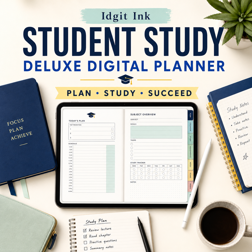 Student Study Deluxe Digital Academic Planner — listing image 01