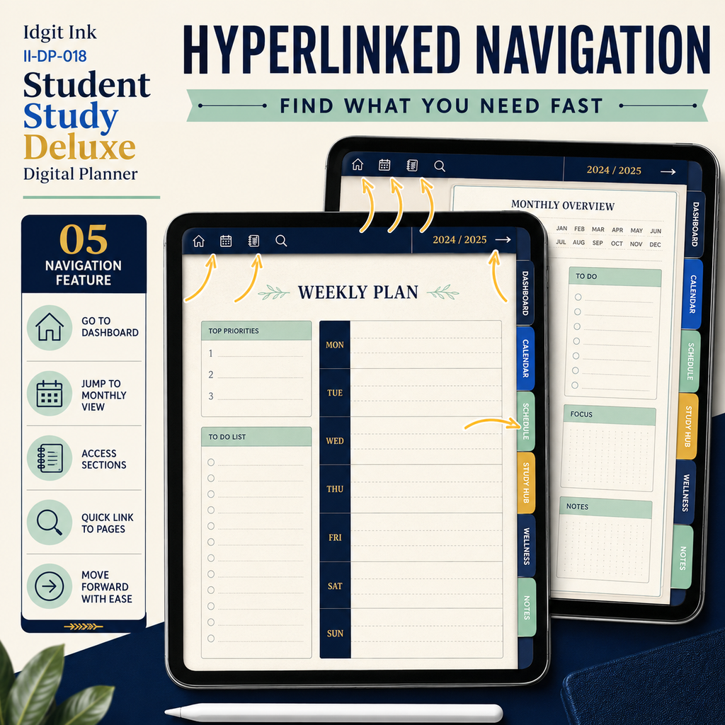 Student Study Deluxe Digital Academic Planner — listing image 04