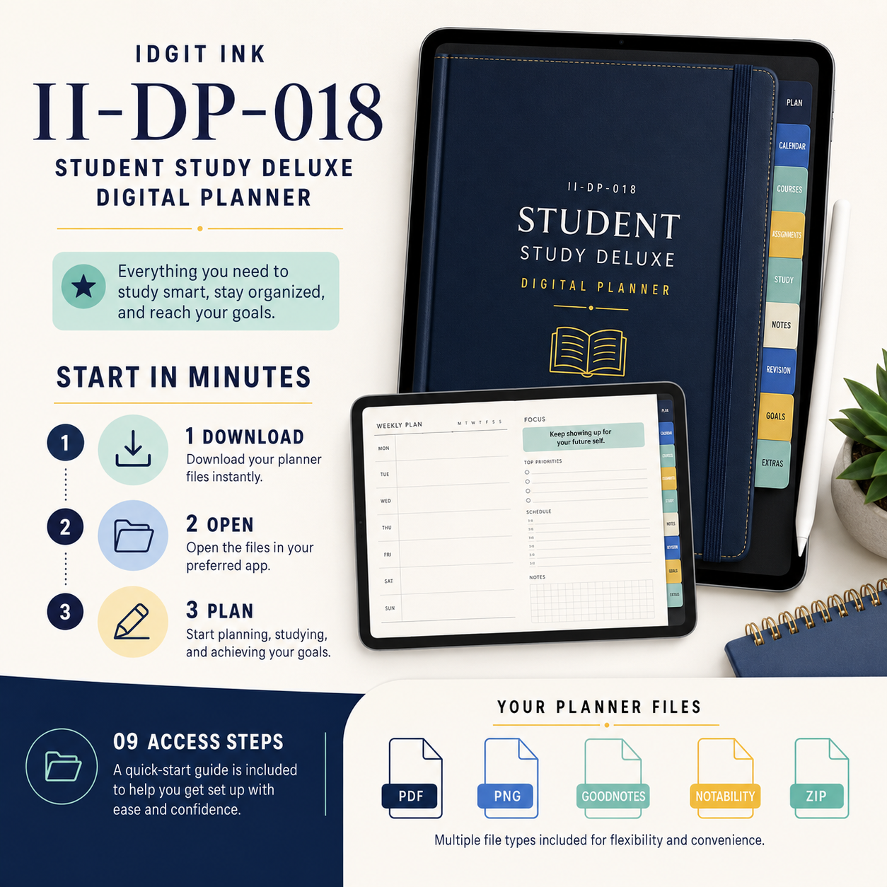 Student Study Deluxe Digital Academic Planner — listing image 08