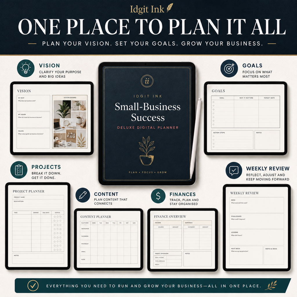 Small-Business Success Deluxe Digital Planner — listing image 04