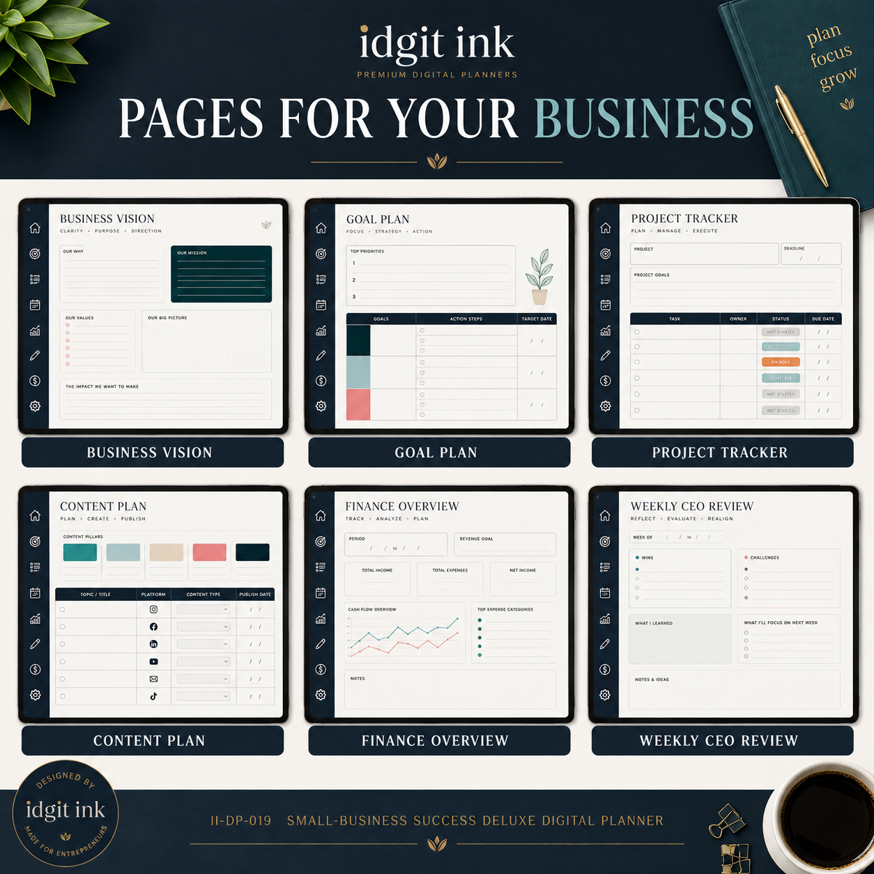 Small-Business Success Deluxe Digital Planner — listing image 08