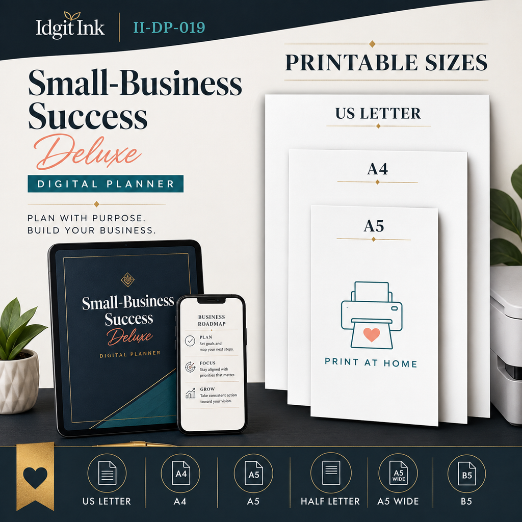 Small-Business Success Deluxe Digital Planner — listing image 09