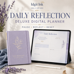 Daily Reflection Deluxe Digital Planner and Guided Journal — listing image 01