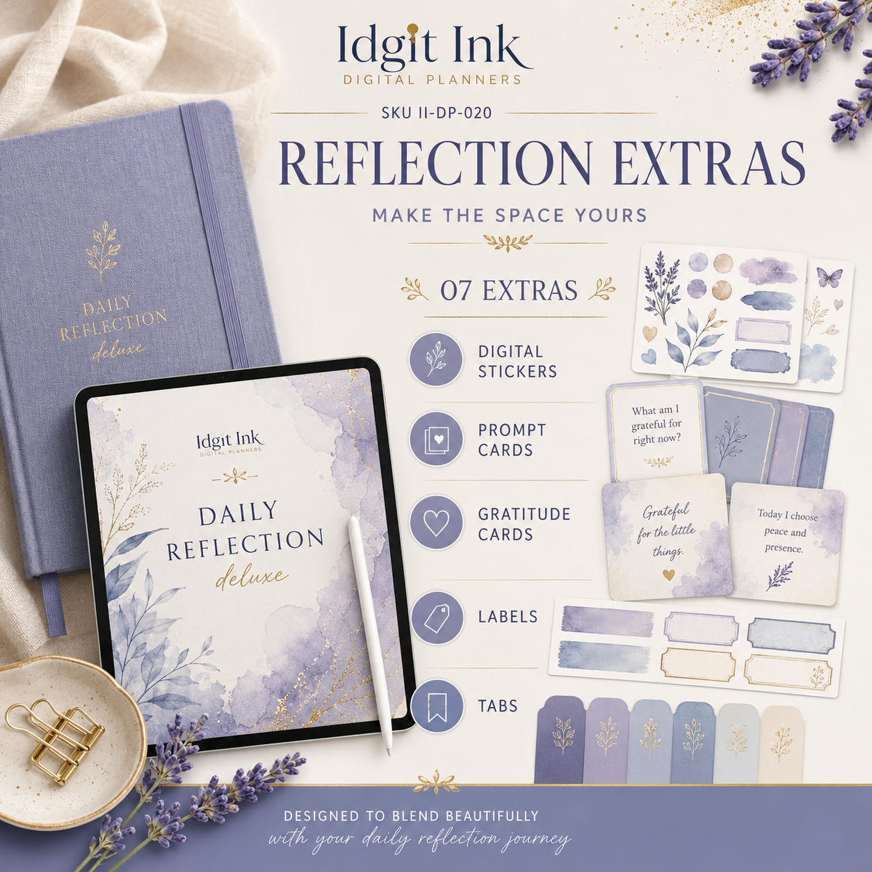 Daily Reflection Deluxe Digital Planner and Guided Journal — listing image 07