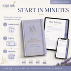 Daily Reflection Deluxe Digital Planner and Guided Journal — listing image 09