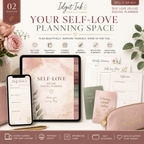 Self-Love Deluxe Digital Planner and Reflection Bundle — listing image 02